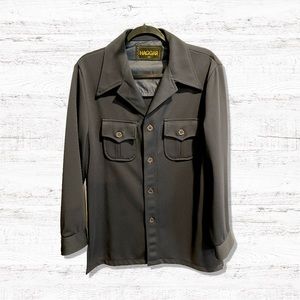 Vintage Haggar Brighton Military Style Men’s Jacket Size 40L Medium